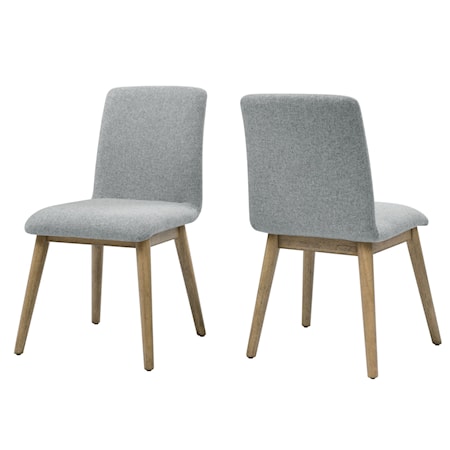 Gray Polyester Side Chair