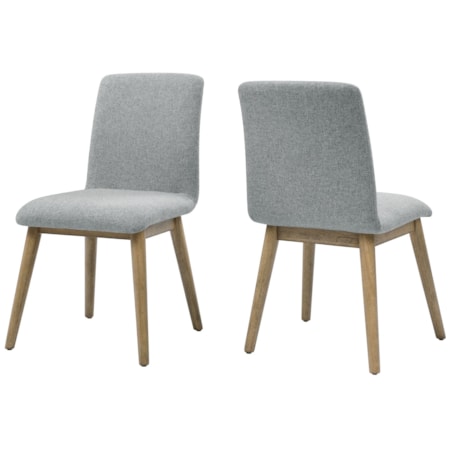 Gray Polyester Side Chair