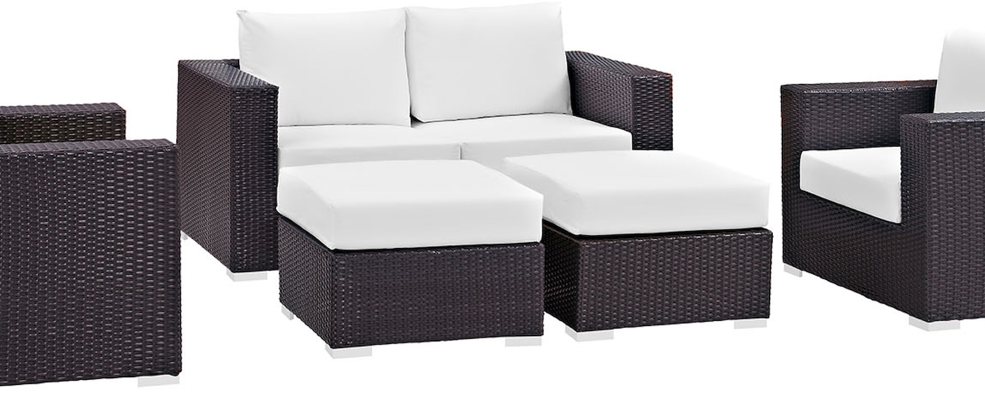 5 Piece Outdoor Patio Sofa Set