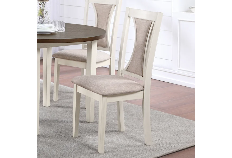 Hudson Set of 2 Side Chairs by New Classic at A1 Furniture & Mattress