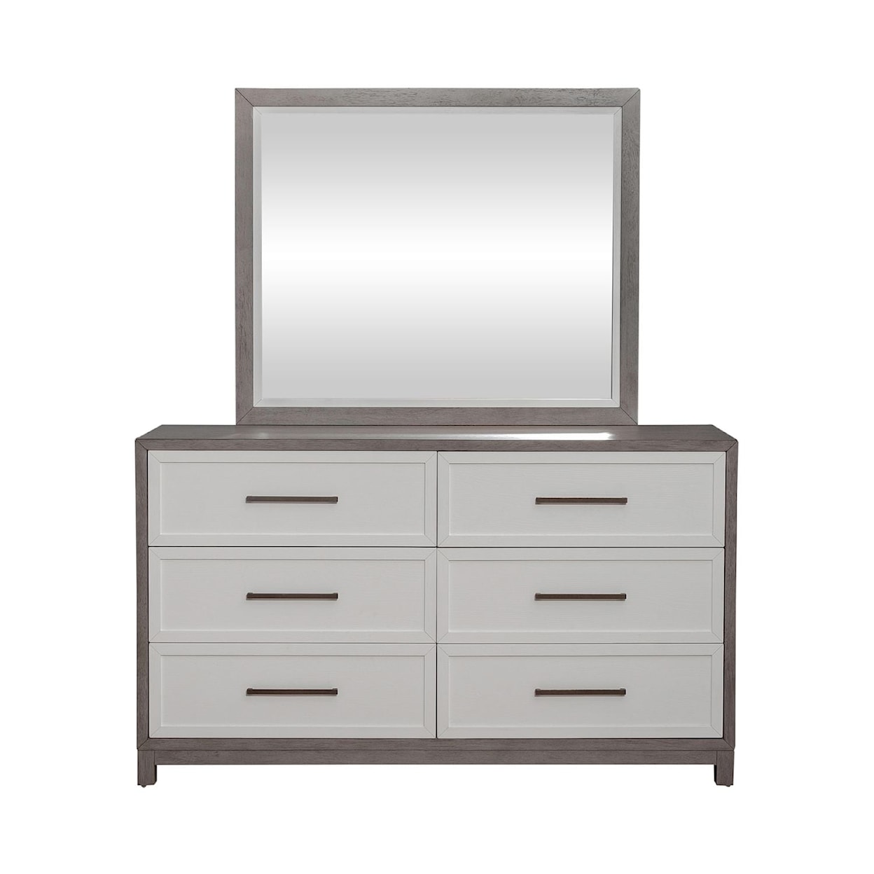 Libby Palmetto Heights 6-Drawer Dresser and Mirror Set