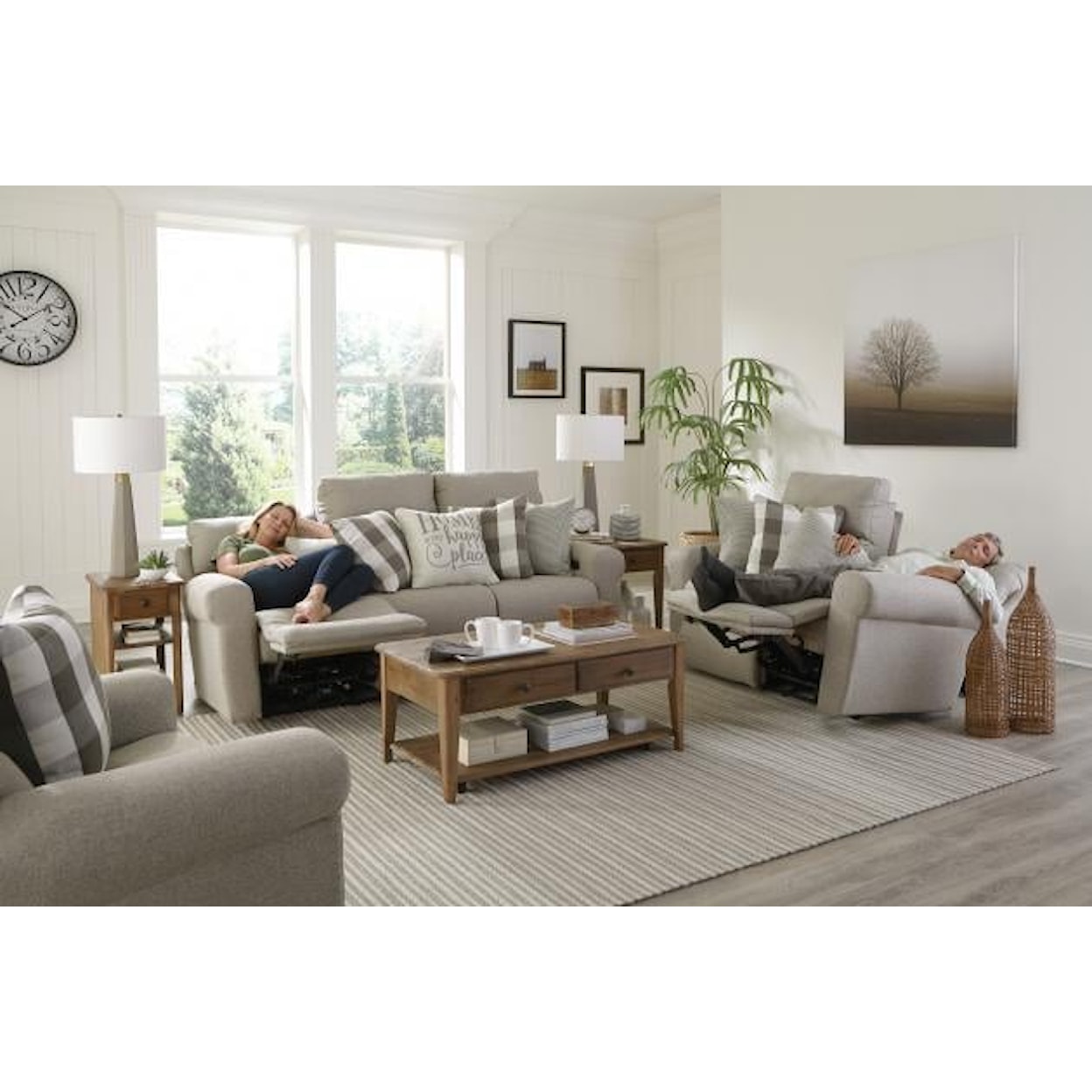 Catnapper 121 Westport Lay Flat Reclining Sofa