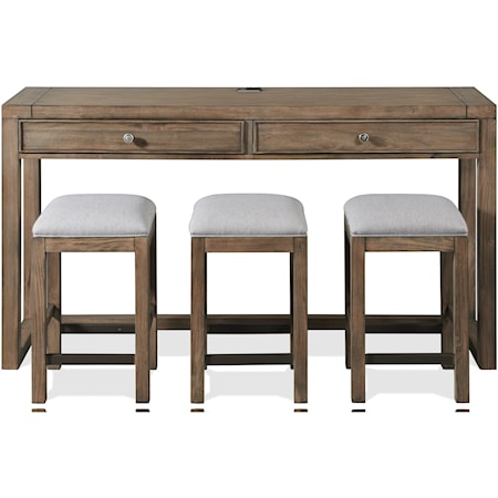 Console Table with Stools