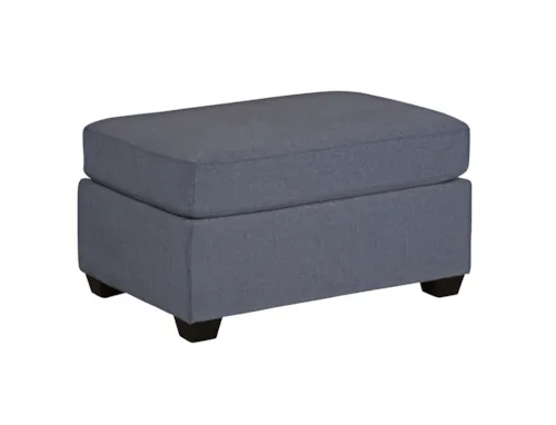 Transitional Rectangular Ottoman