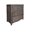International Furniture Direct Nogales Bedroom Collection  Solid Pine 3-Drawer Bedroom Chest