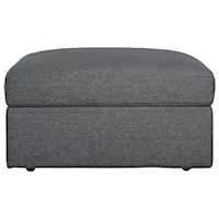 Transitional Storage Ottoman