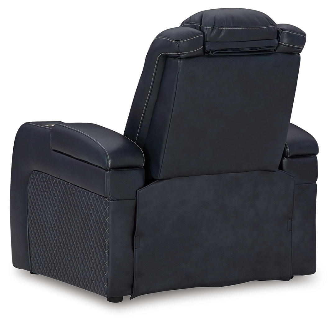 Ashley (Signature Design) Fyne-Dyme Pwr Recliner/Adj Headrest
