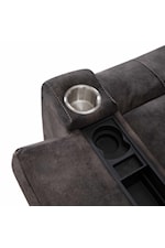 Franklin 8507 Arlington Casual Oversized Power Recliner with Cupholders and Arm Storage