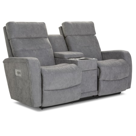 Manual Reclining Wall Loveseat w/Console