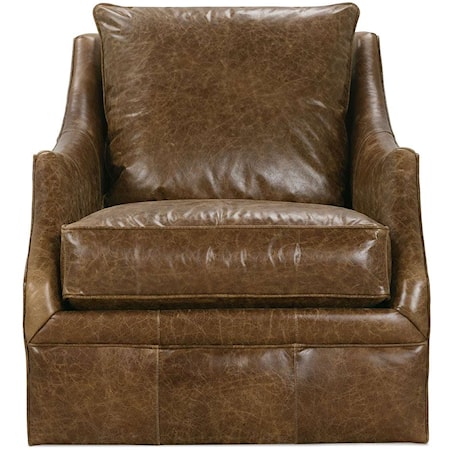 Leather 
Swivel Chair