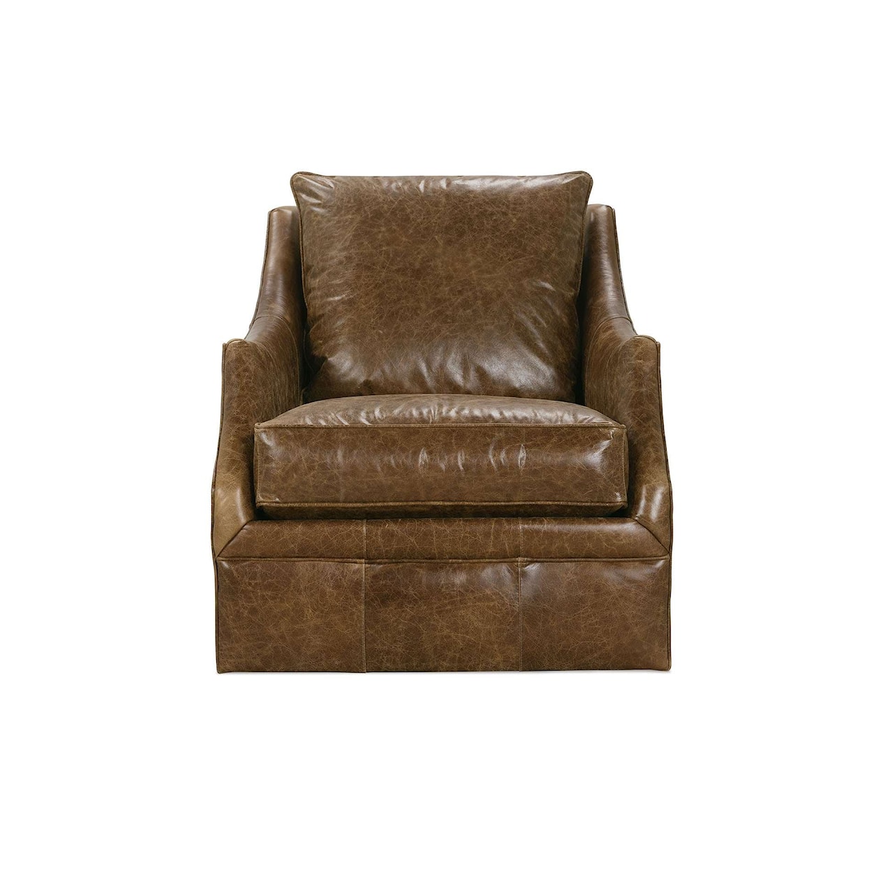 Robin Bruce Kara Leather 
Swivel Chair