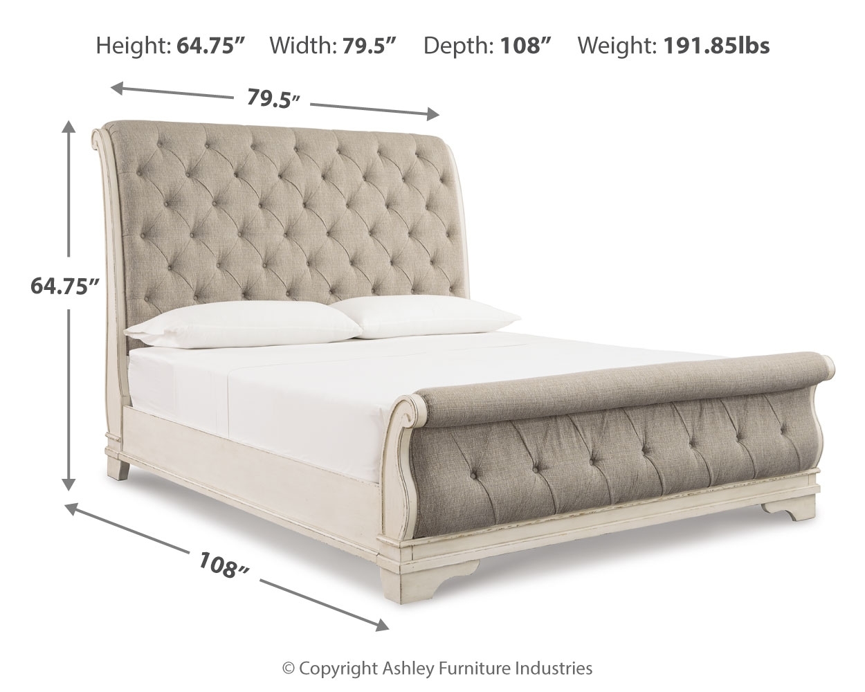 Signature Design by Ashley Realyn California King Sleigh Bed
