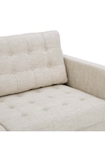 Modway Exalt Mid-Century Modern Exalt Tufted Vegan Leather Loveseat