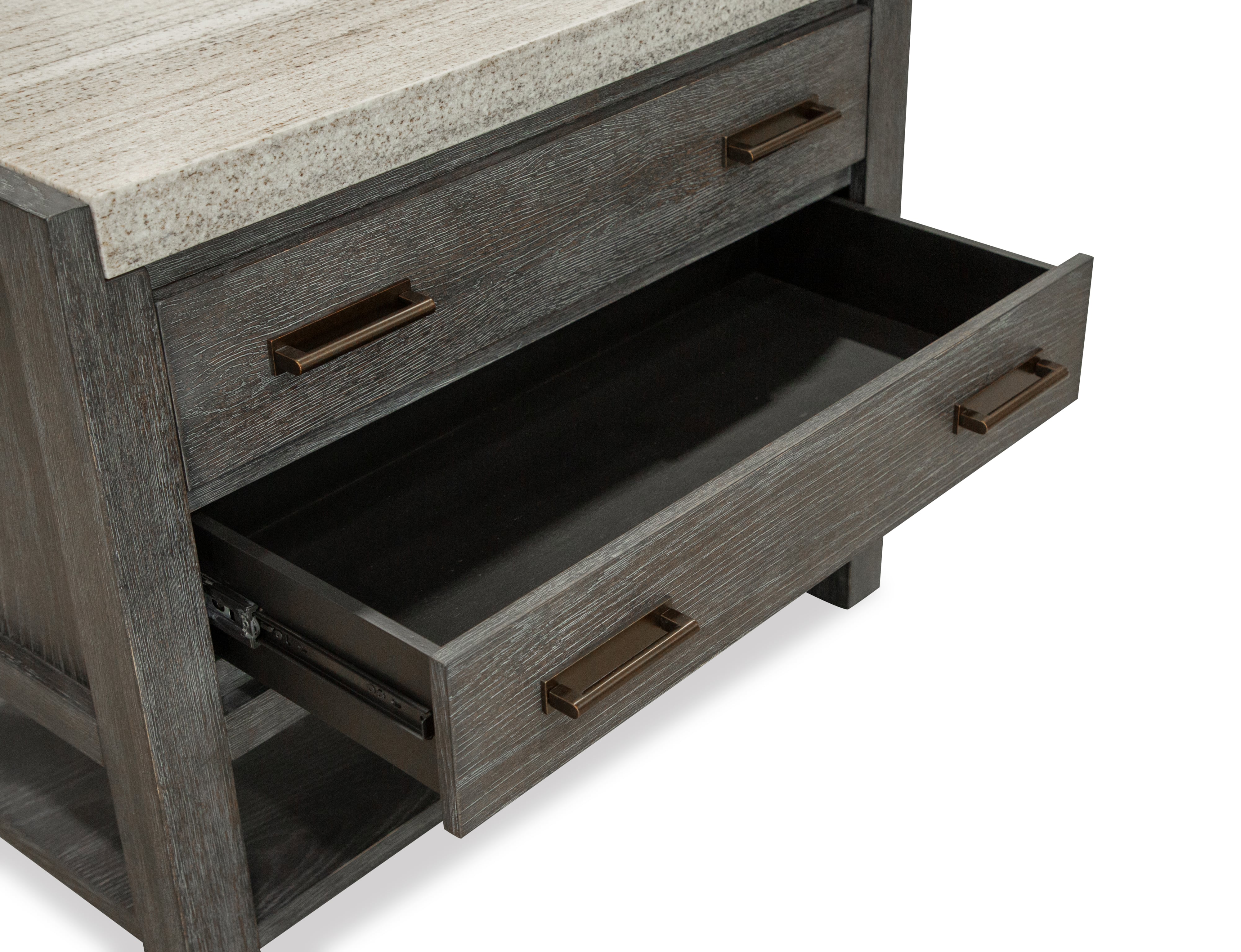 Magnussen Home Plum Creek 2-Drawer Open Nightstand