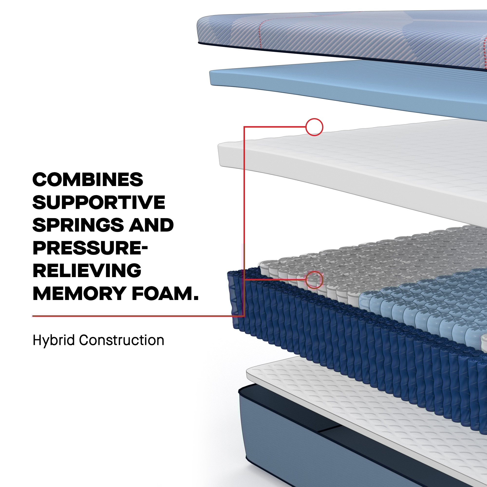 Sealy Posturepedic® Plus Hybrid Paterson II Medium Paterson II Medium Cal King