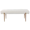 Uttermost Olivier Olivier White Bench