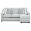 Fusion Furniture 5002 STARTER MINERAL Sofa Chaise