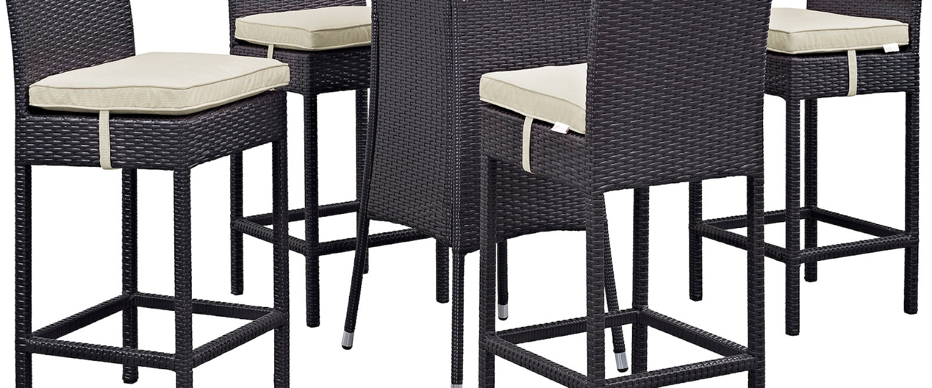 5 Piece Outdoor Patio Pub Set