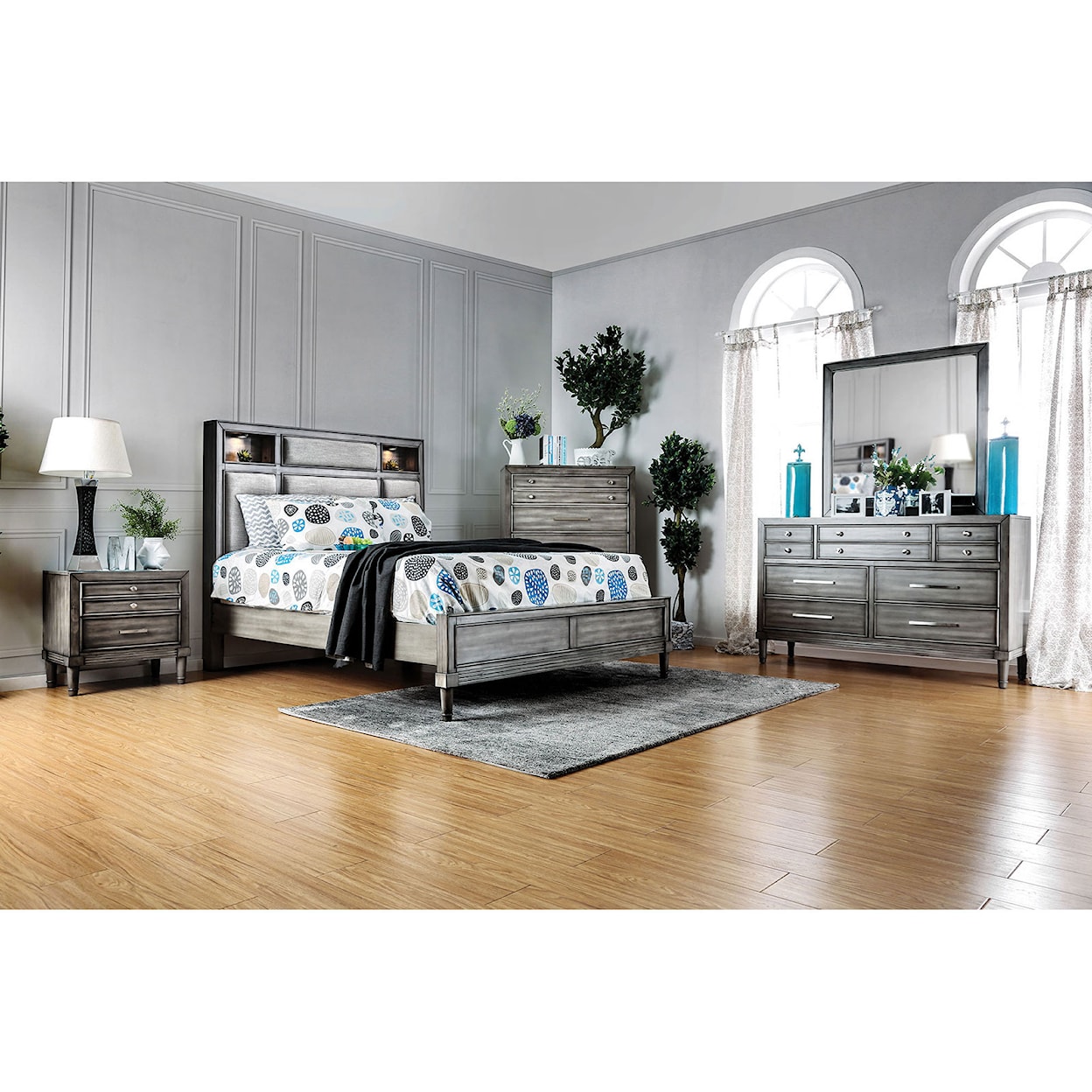 Furniture of America Daphne 5-Piece Queen Bedroom Set