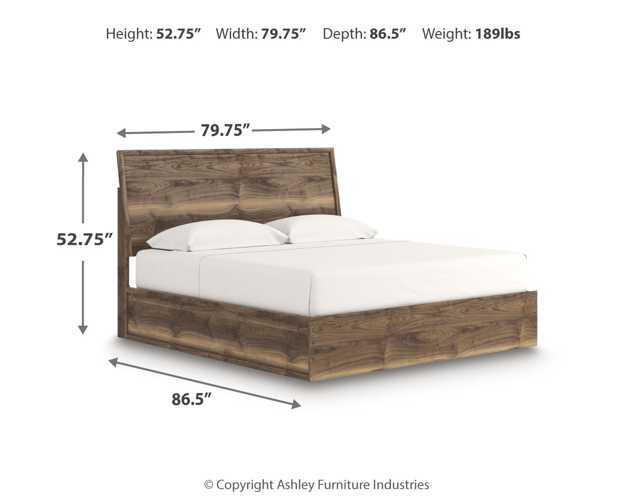 Signature Design by Ashley Zadilyn King Panel Bed