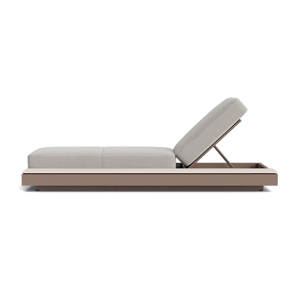 Adjustable Chaise Lounge w/Sideboard