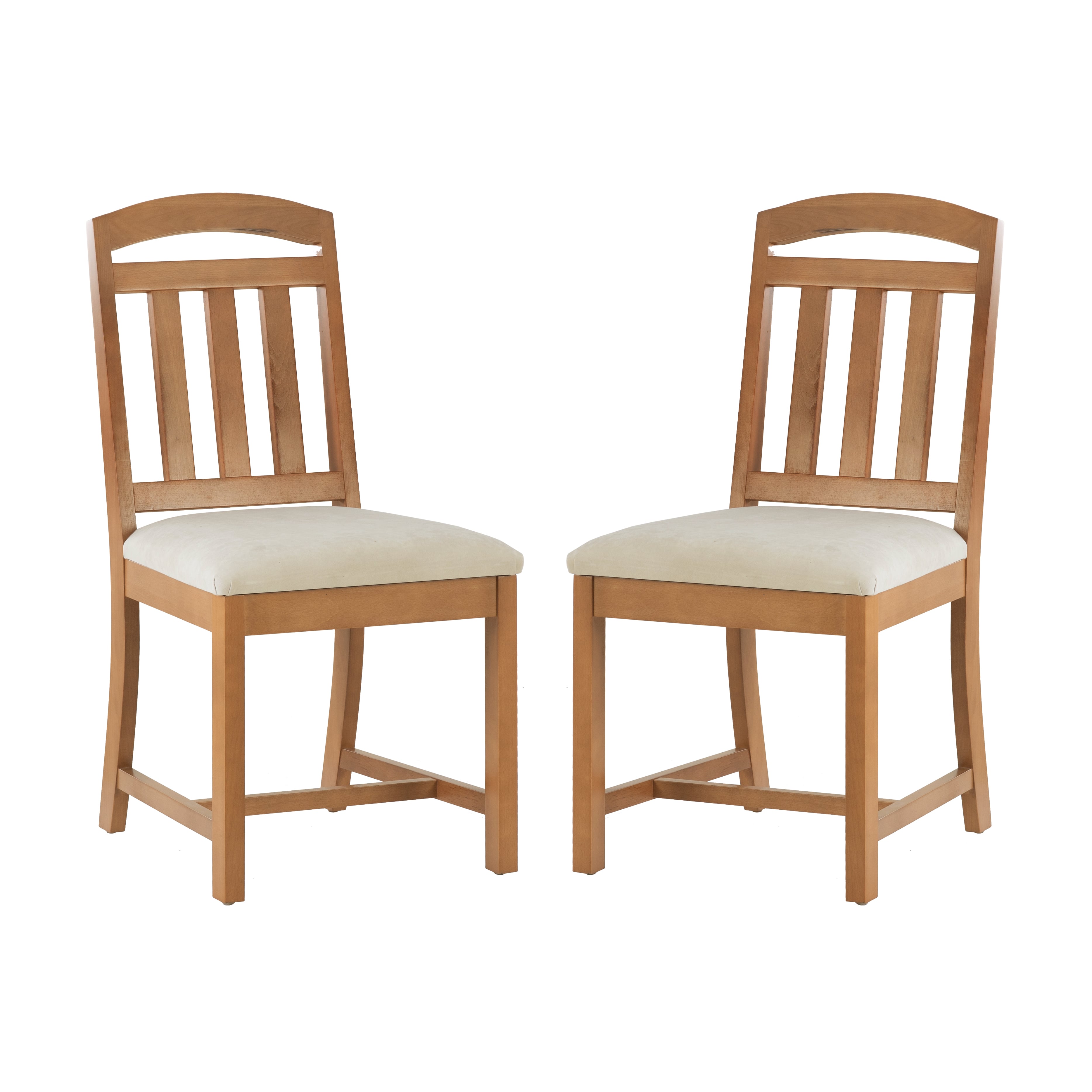Linon Wilmer Dining Chair with Upholstered Seat