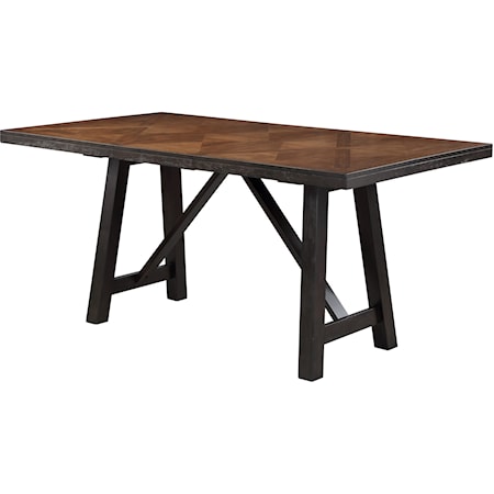 HAILEY BLACK & BROWN PUB TABLE |