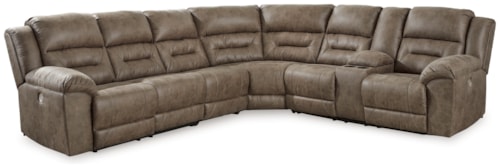 4-piece Power Reclining Sectional