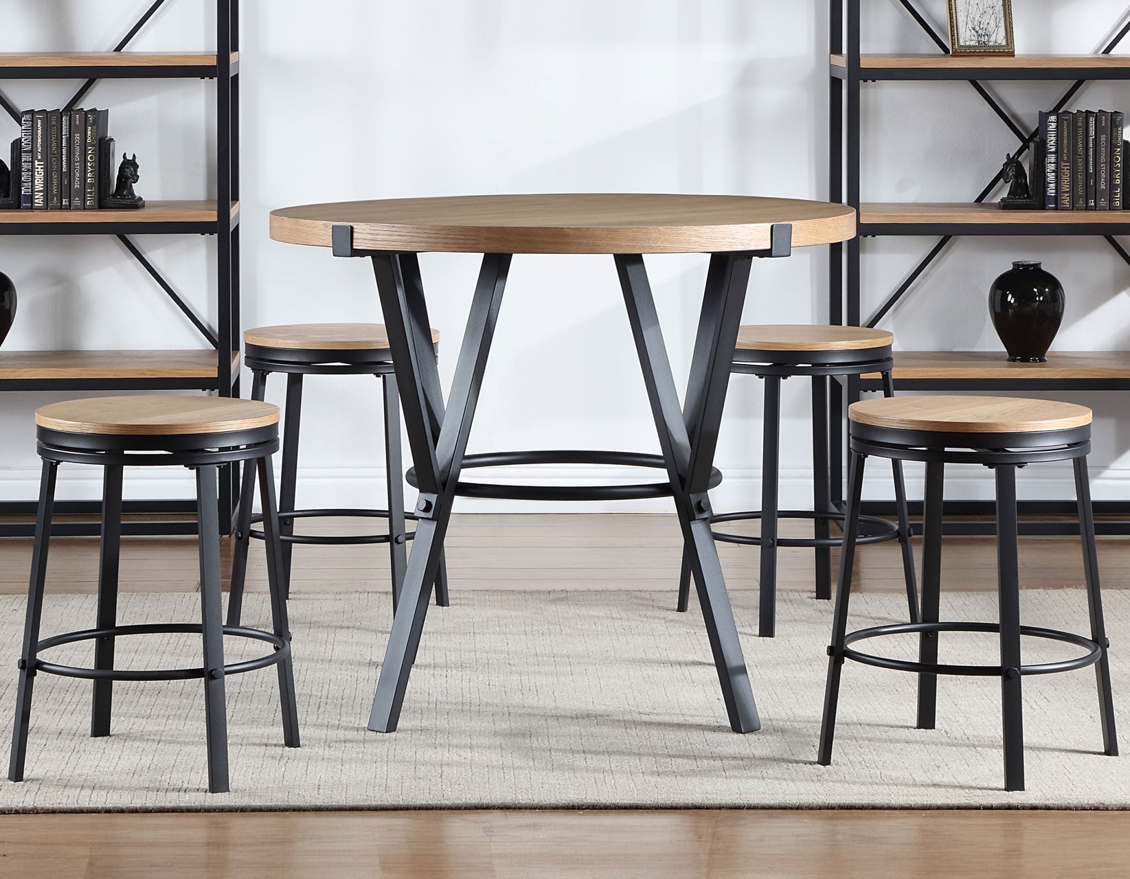 Steve Silver Magnolia Swivel Counter Stool