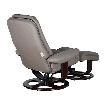 Pedestal Reclining Chair+Ottoman