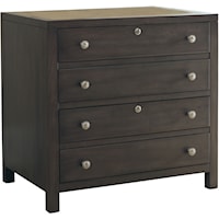 Contemporary Lateral File Cabinet with 2 Locking Drawers