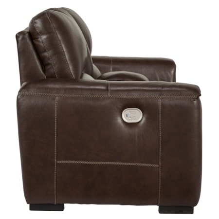 Power Reclining Loveseat with Console