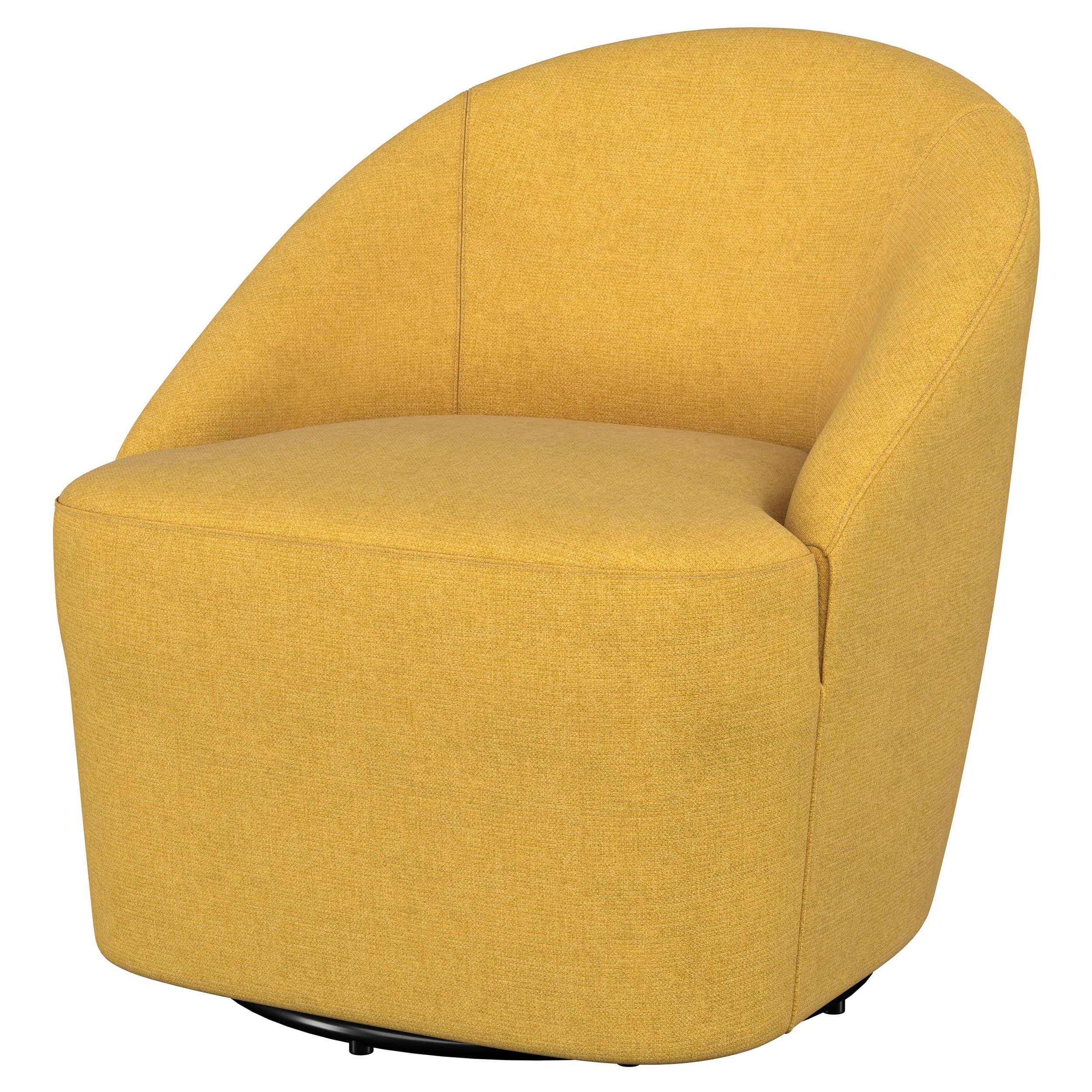 Leon Barrel Accent Swivel Chair