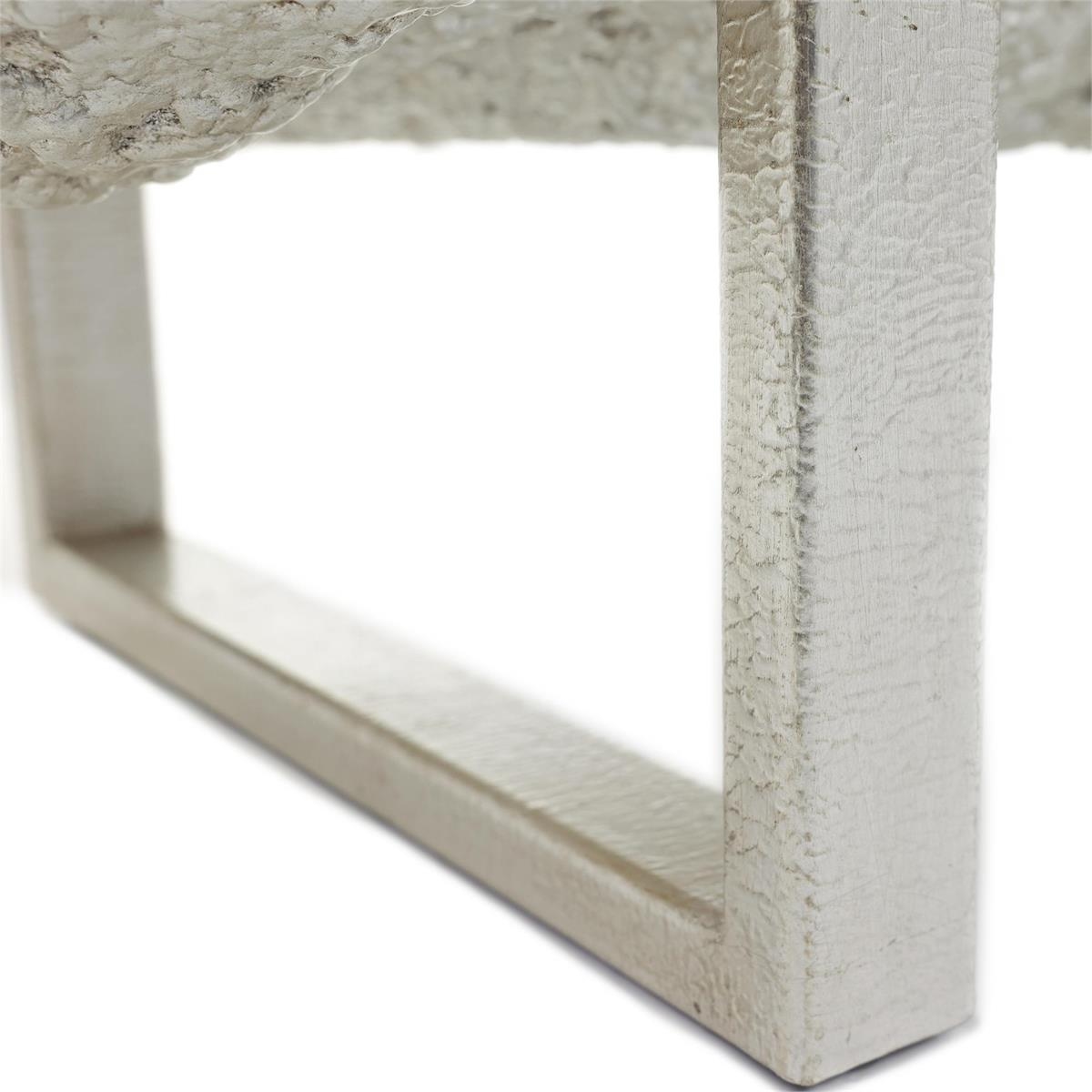 U-Leg 4-Door Credenza w/Dimensional Motif