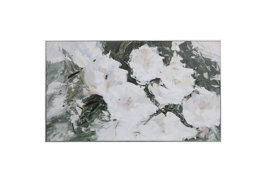 Art Sweetbay Magnolias Hand Painted Art by Uttermost at Wayside Furniture & Mattress