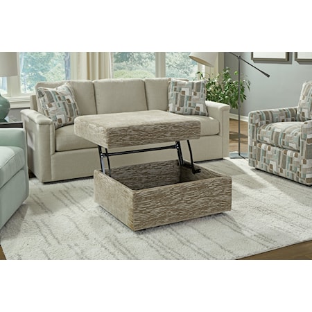 Lift Top Storage Ottoman