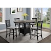 Crown Mark Hartwell 5-Piece Counter Height Dining Set