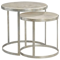 Tiffin Marble Top Nesting Table