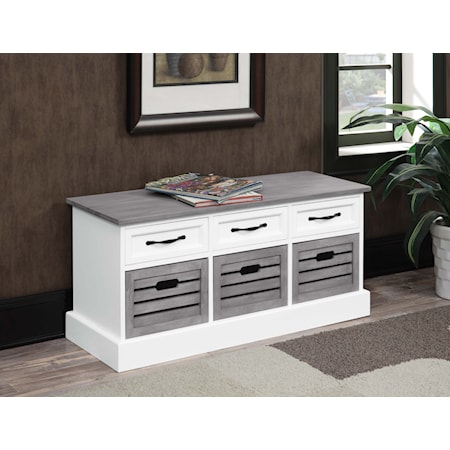 Alma 3-drawer Storage Bench and