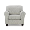 Bravo Furniture Annabel Accent Club Chair with Exposed Wooden Legs