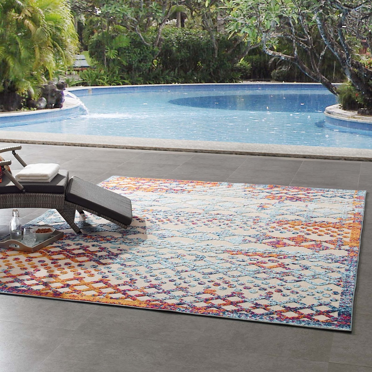 Modway Reflect 8 x 10 Rug