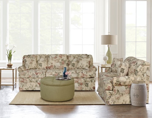Traditional 2-Piece Living Room Set