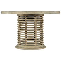 Coastal Rattan 48" Round Dining Table