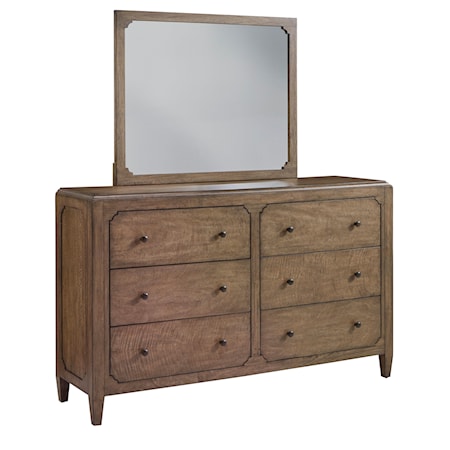 Dresser and Mirror