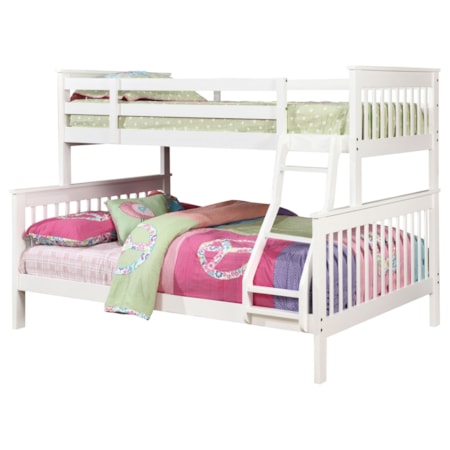 Chapman Wood Twin Over Full Bunk Bed