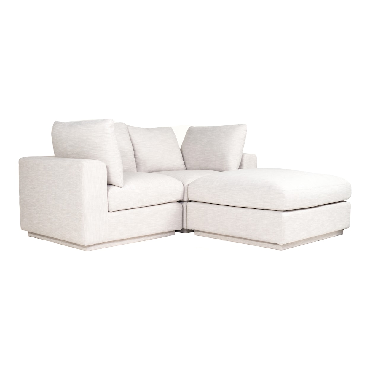 Moe's Home Collection Justin Justin Nook Modular Sectional Taupe