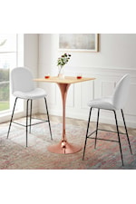 Modway Lippa 28" Square Dining Table