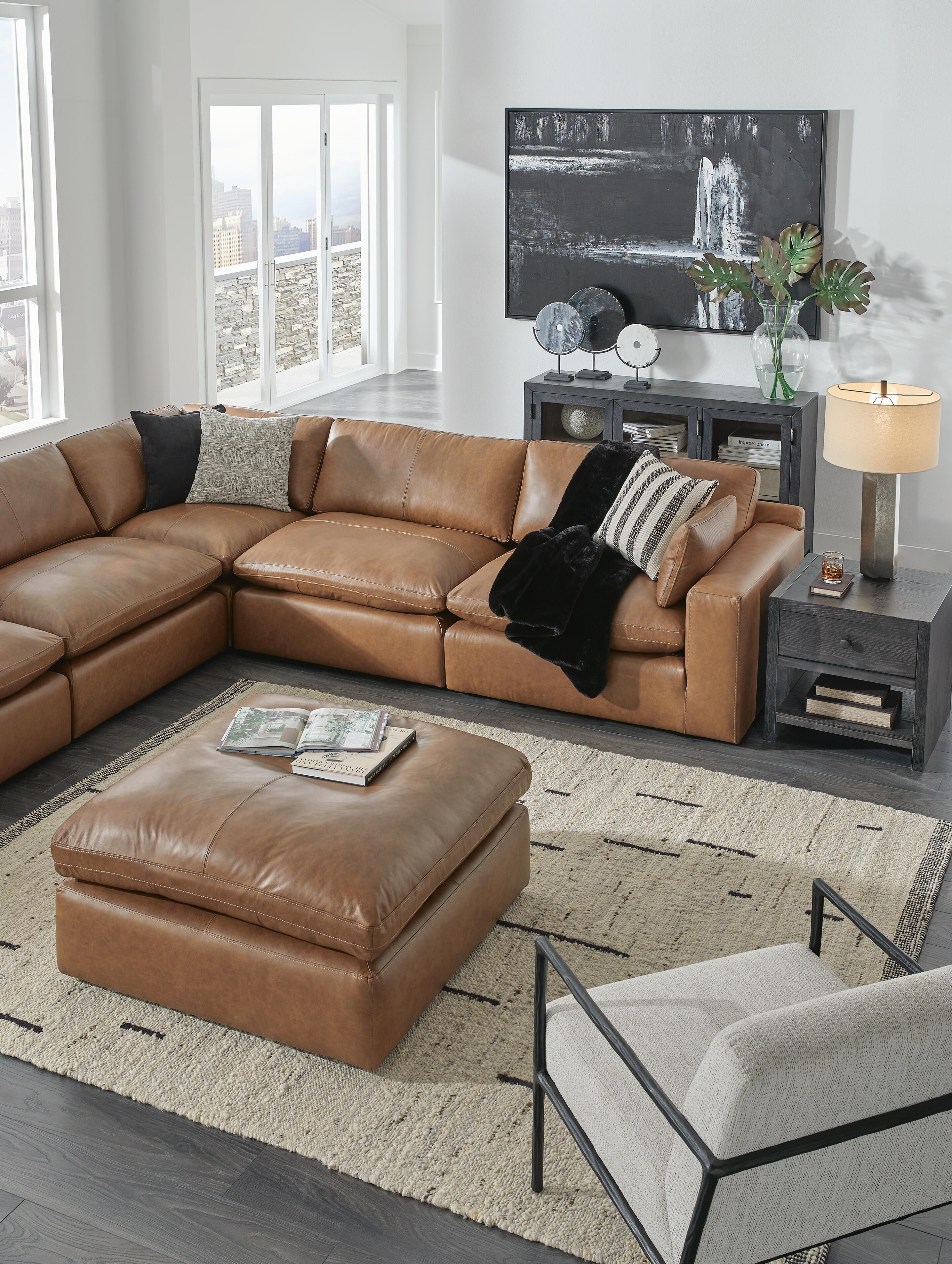 Signature Design by Ashley Emilia Oversized Accent Ottoman