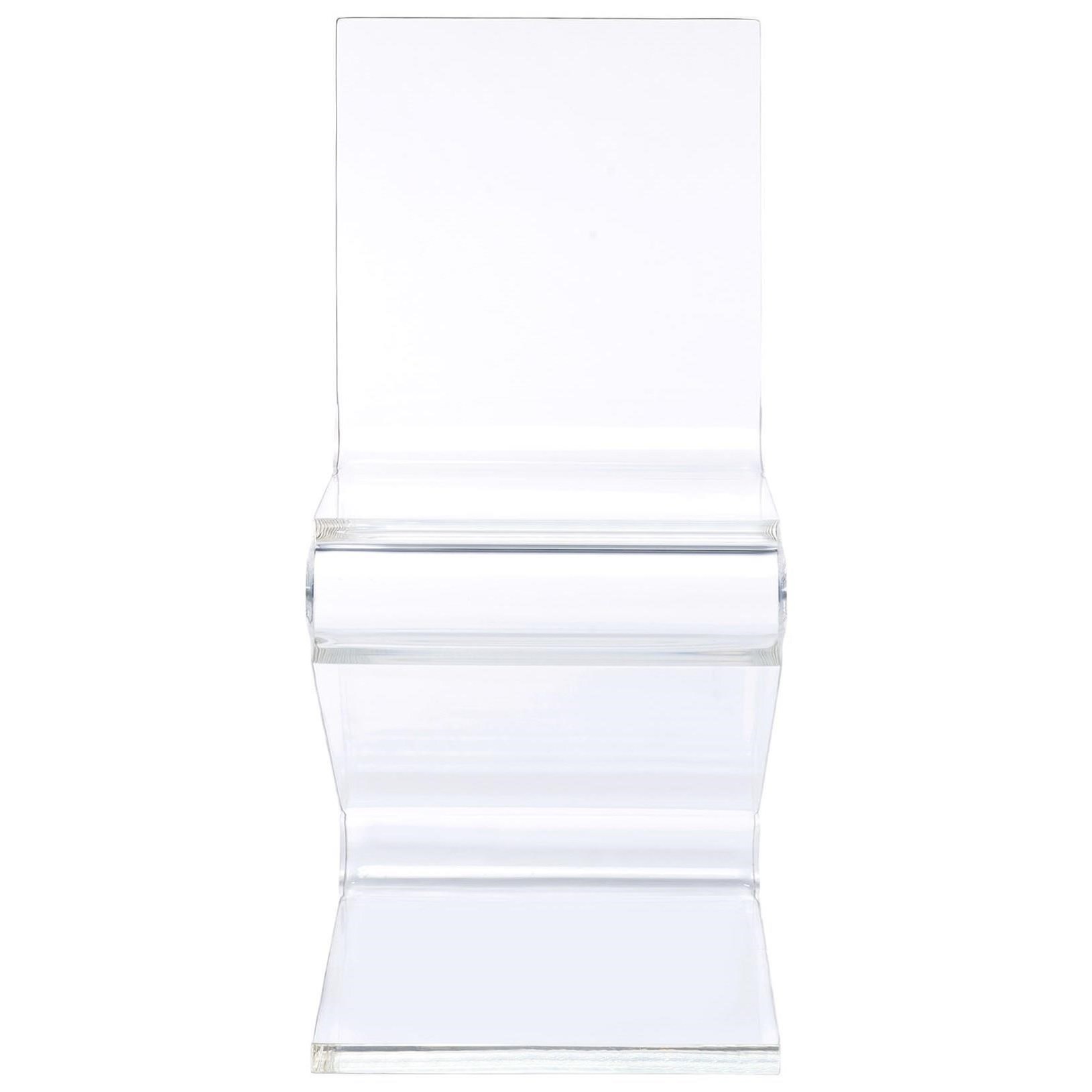 Elements Iris CIR500CHE Contemporary Acrylic ZChair Royal Furniture