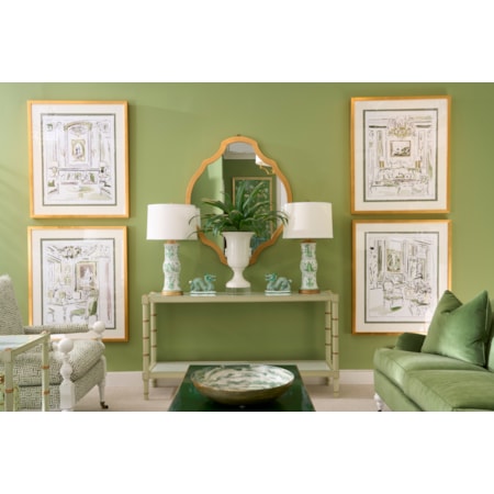 Myrtle Grove Mirror - Gold